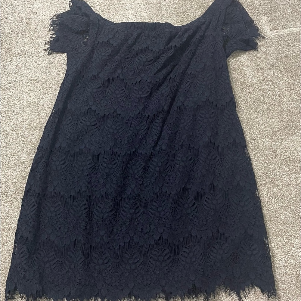 Women’s Black Lace Off-Shoulder Dress